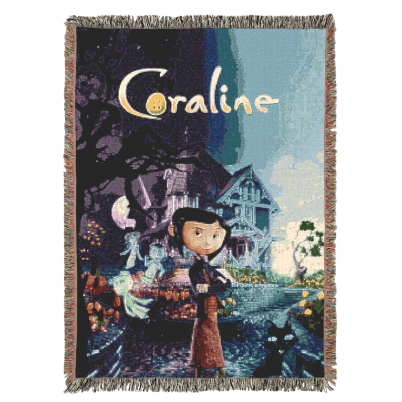 Hand Woven 'Coraline' Throw