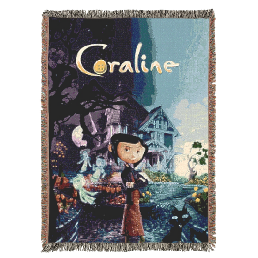 Hand Woven 'Coraline' Throw